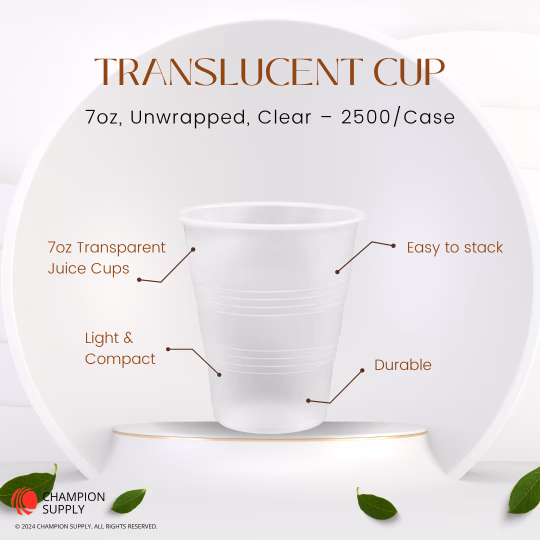 Cup Water Unwrap, Case of 2500